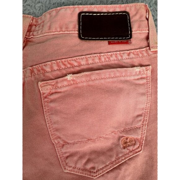 Big Star Womens Pink Capri Pants NWT Size 24 Made In USA Cotton Blend - Picture 6 of 12